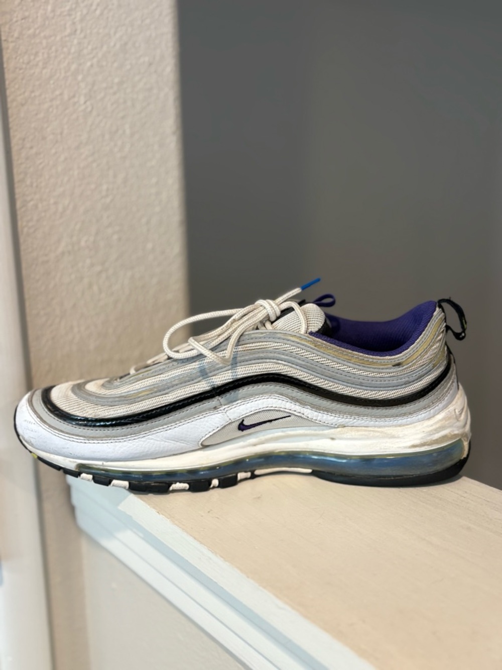 Nike Mens Air Max 97 Kaomoji White Shoes (DD9598-100) Size 11 - Picture 3 of 12